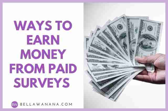 Ways to Earn Money from Paid Surveys