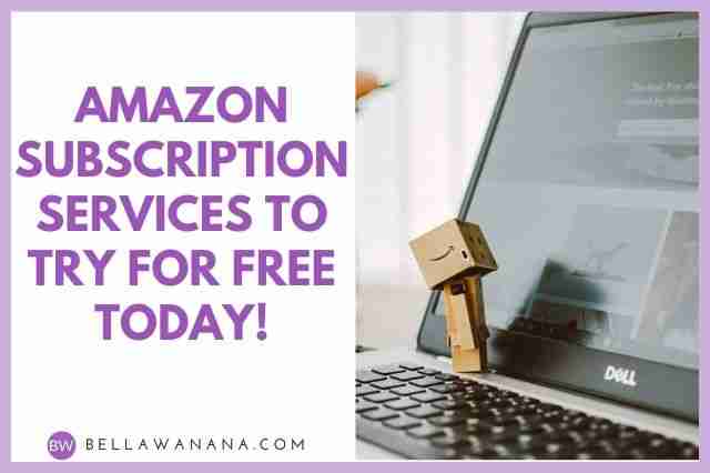 Amazon subscription services