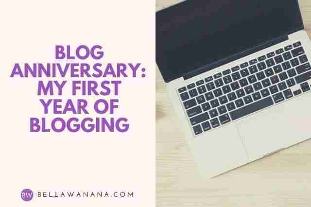 blog anniversary first year of blogging